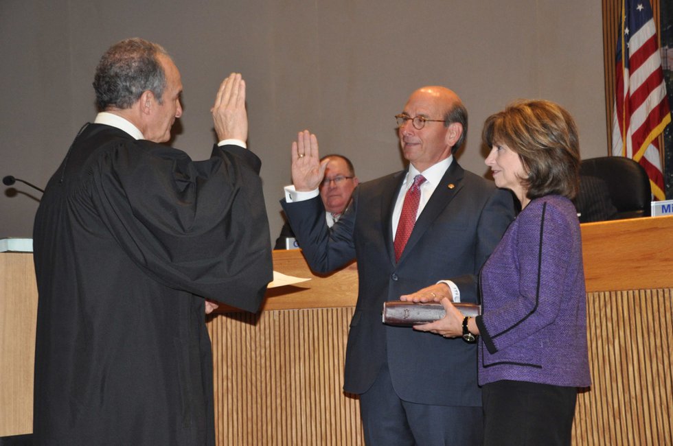 Frank Broccato swearing in 2