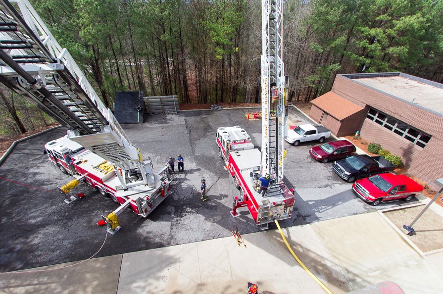 Hoover fire ladder trucks 2015