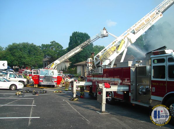 Hoover fire dept ladder trucks