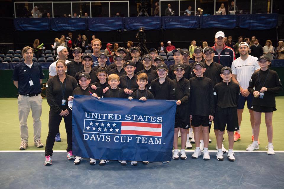 Davis Cup ball kid team 2017
