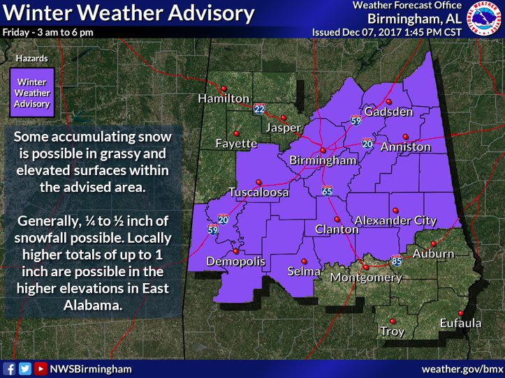 winter weather advisory 12-7-17 1:45pm