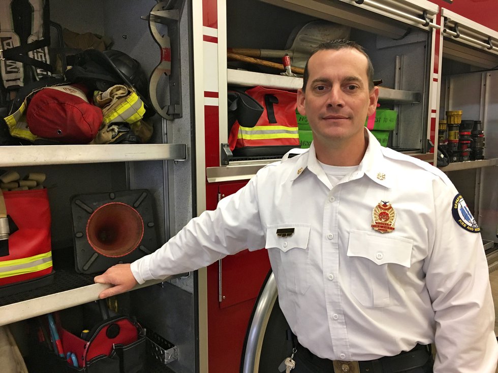 Etheredge Adjusts To New Role As Assistant Fire Chief HooverSun Com   CITY   Assistant Fire Chief 