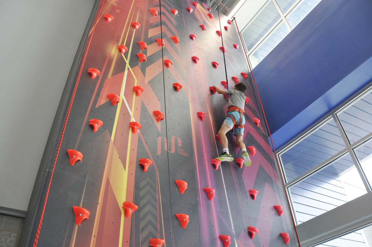 Hoover opens 5,000squarefoot climbing adventure at Finley Center