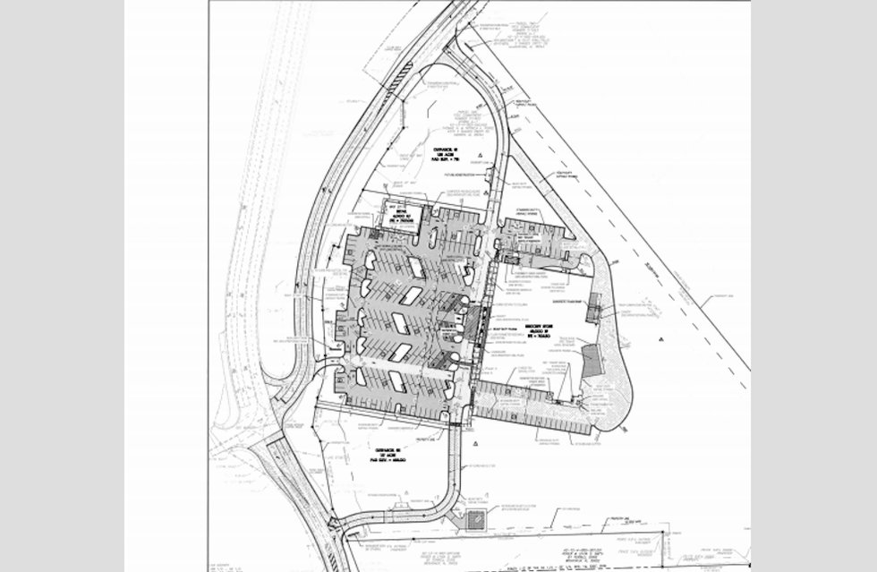 Morgan Road Plaza site plan July 2019