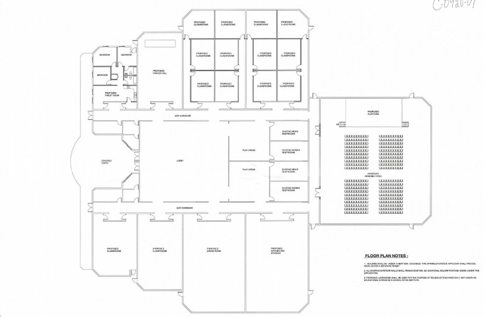 Hindu temple floor plan