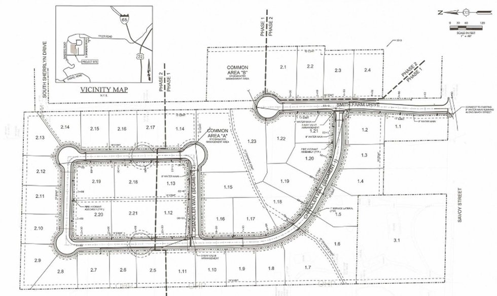 Smith Farm subdivision layout 9-14-20