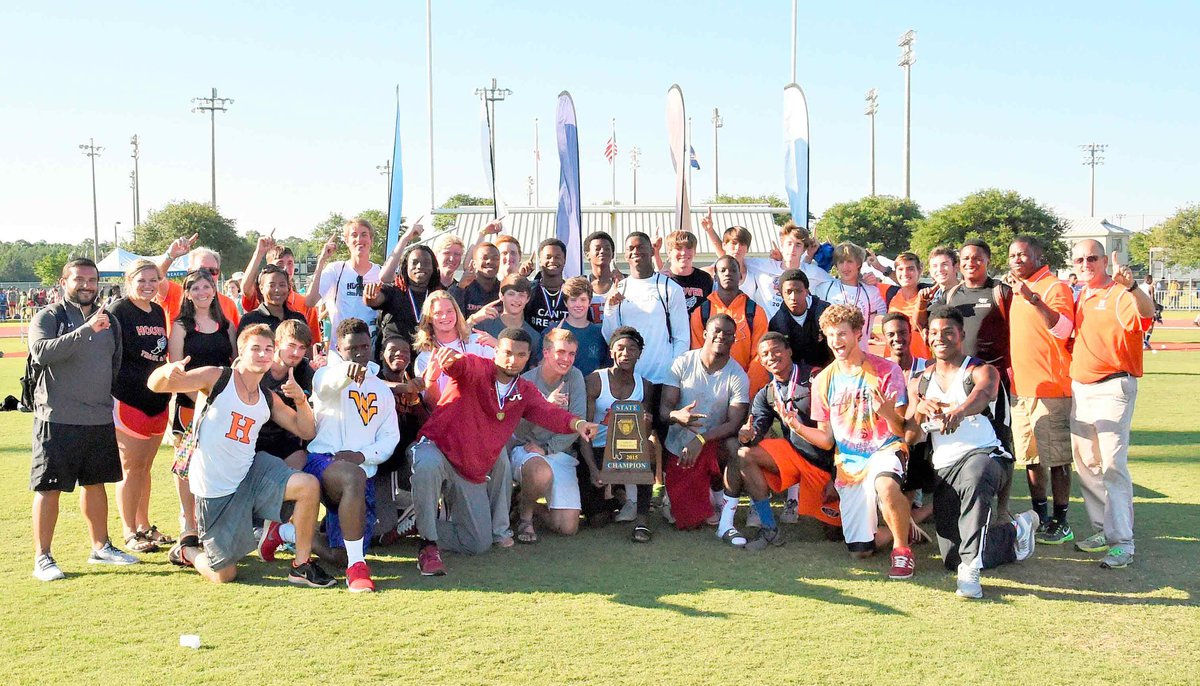 Bucs sweep track and field titles