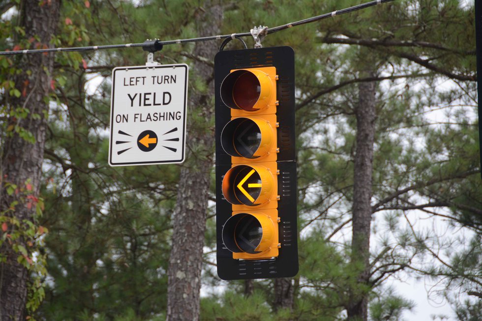 Flashing Yellow Traffic Signal