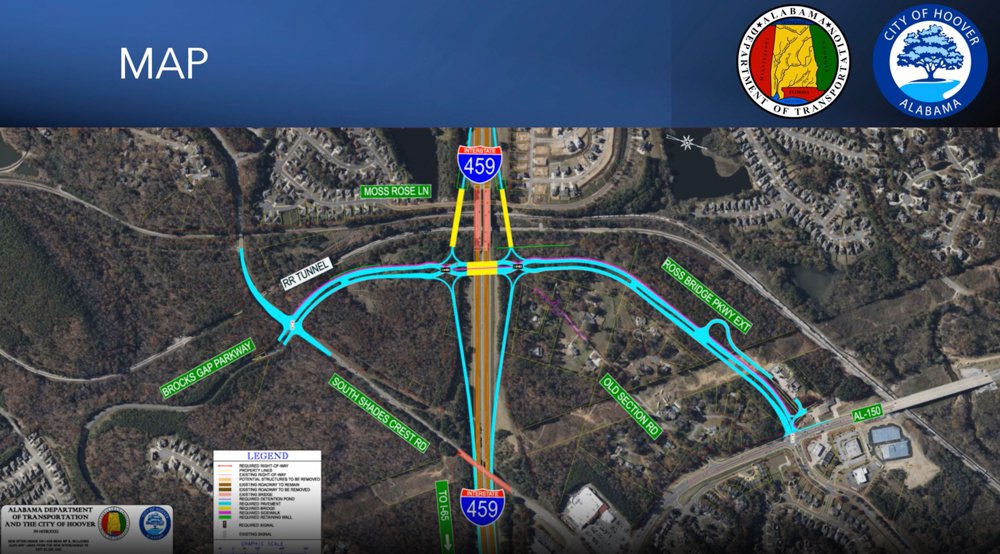 Construction for new I459 interchange slated to start in 2025