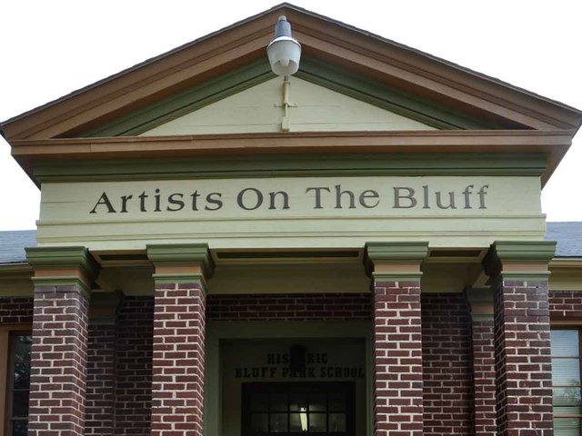 1012 Artists on the Bluff Sign