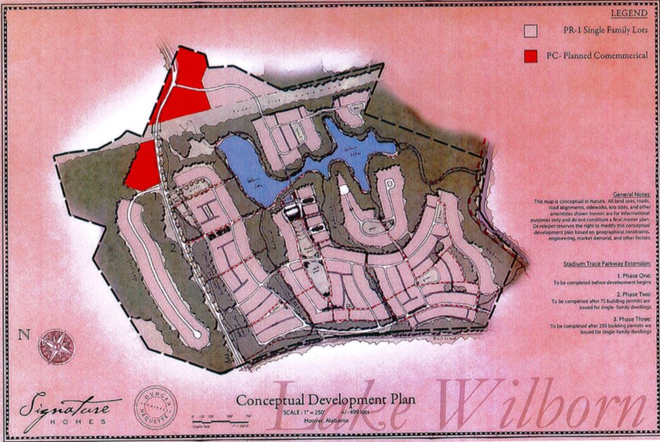 Lake Wilborn conceptual plan March 2013