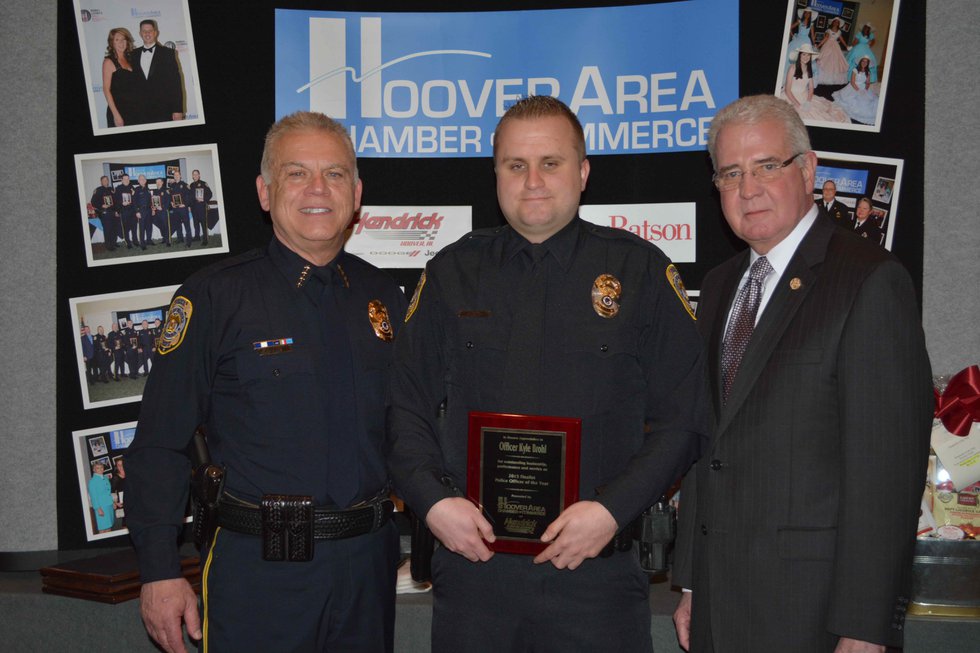 Hoover Police Officer of the Year 2015 Finalist Brohl
