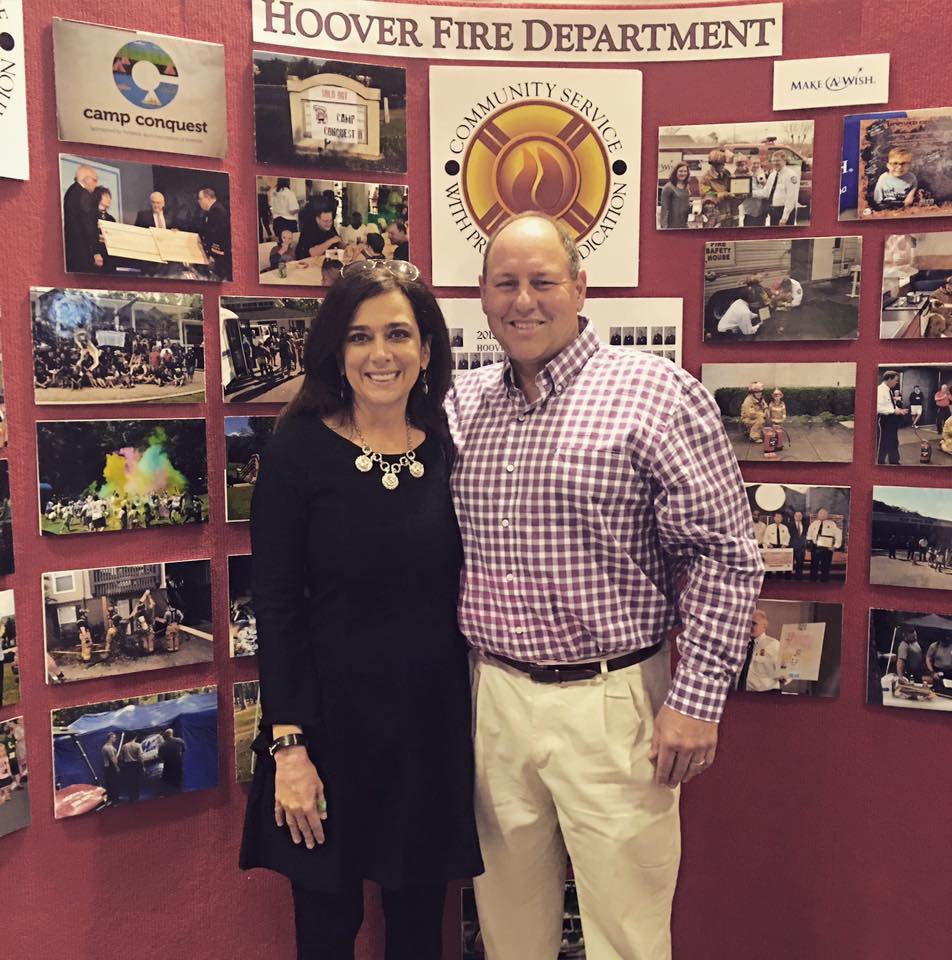 Hoover fire promotion ceremony 2016 Cofer (2)