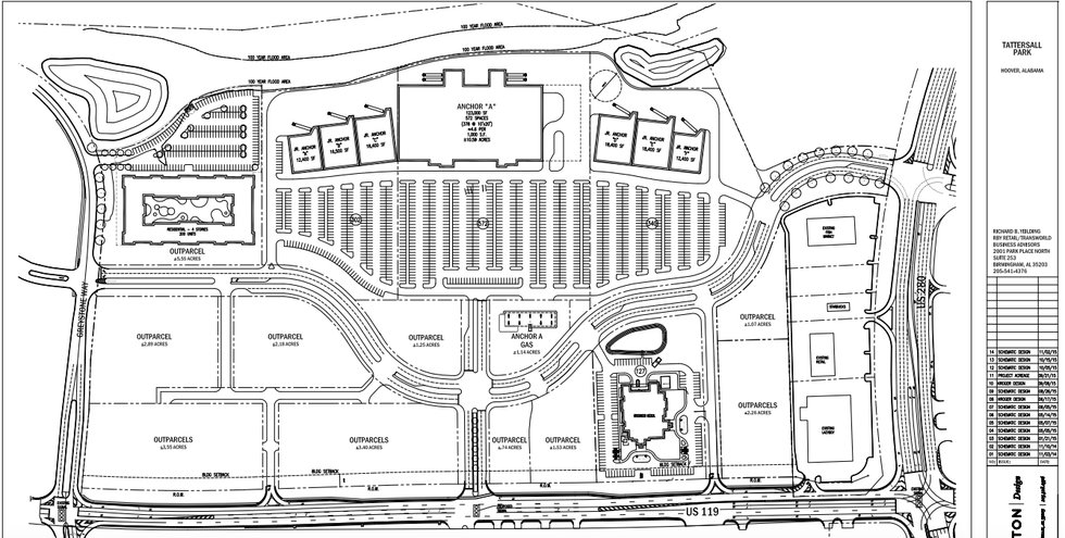 Tattersall Park Nov 2015 site plan