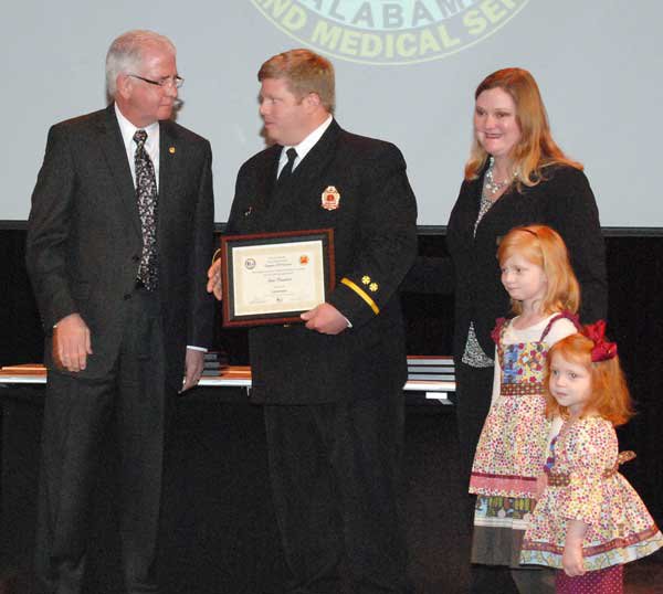 Hoover Fire Department awards Lt. John Craddock