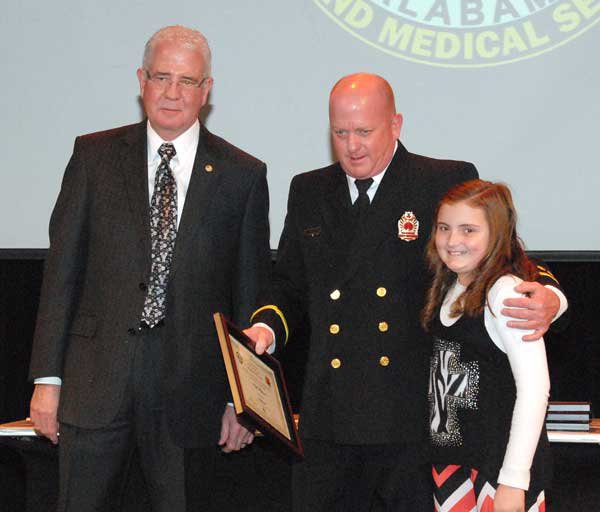 Hoover Fire Department awards Lt. Keith Wilkerson