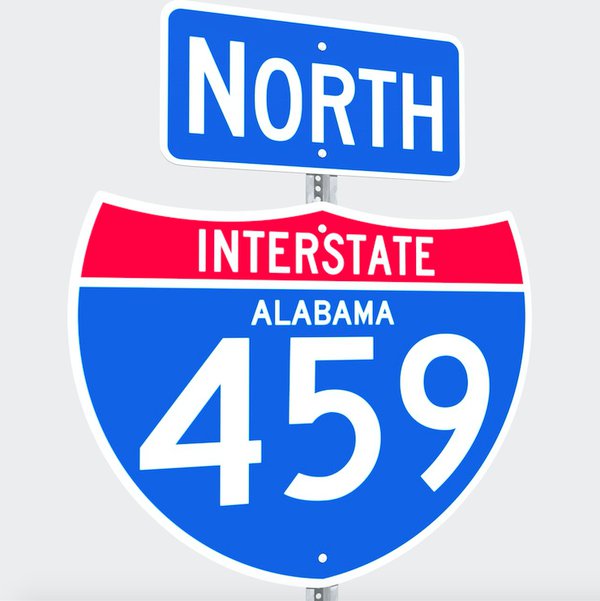 Interstate 459 North sign